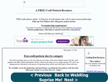 Tablet Screenshot of freepatternsite.com